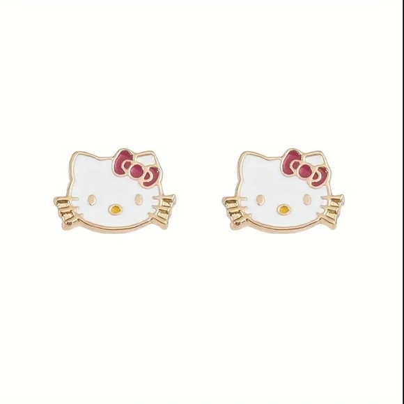 Hello Kitty Inspired Novelty Earrings - Picture 4 of 5